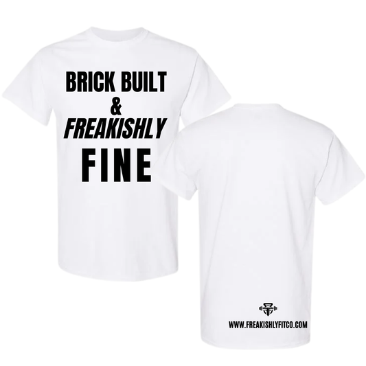 Brick Built Tee - White